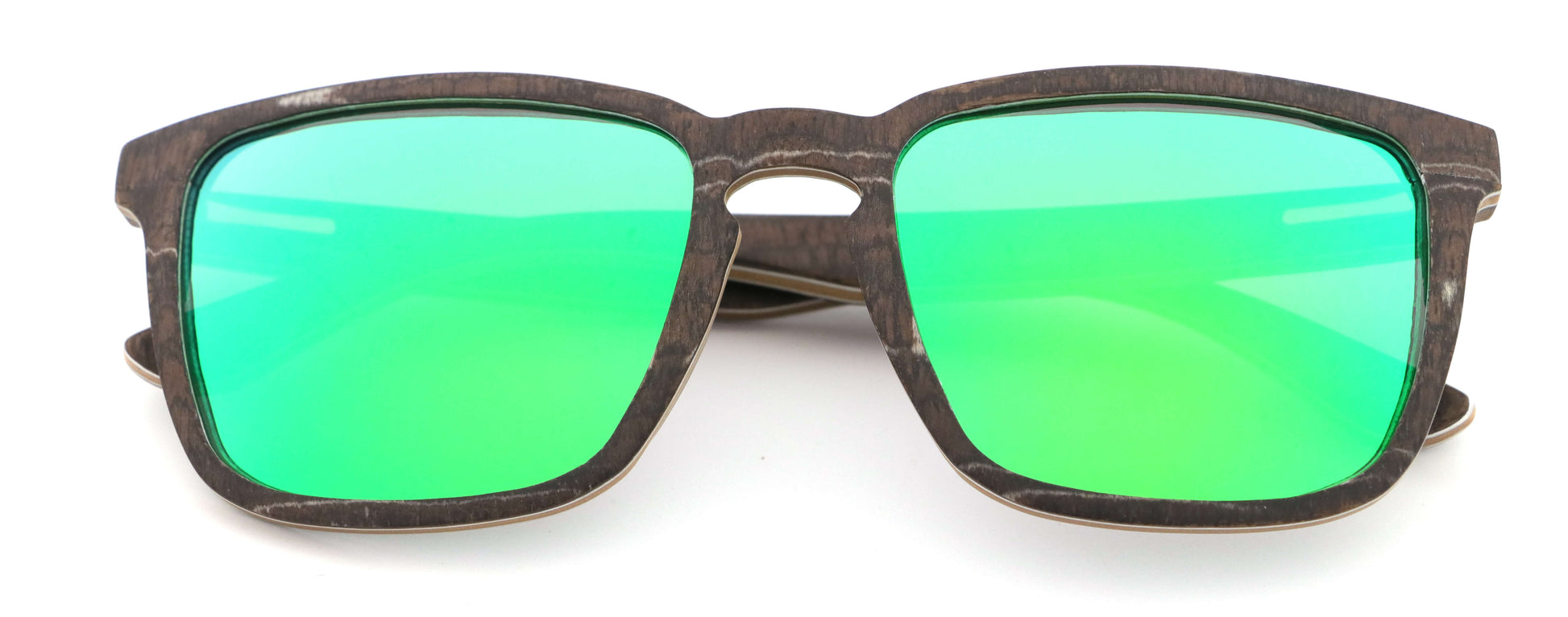 Samara Green Coco Loco wooden eco sunglasses front