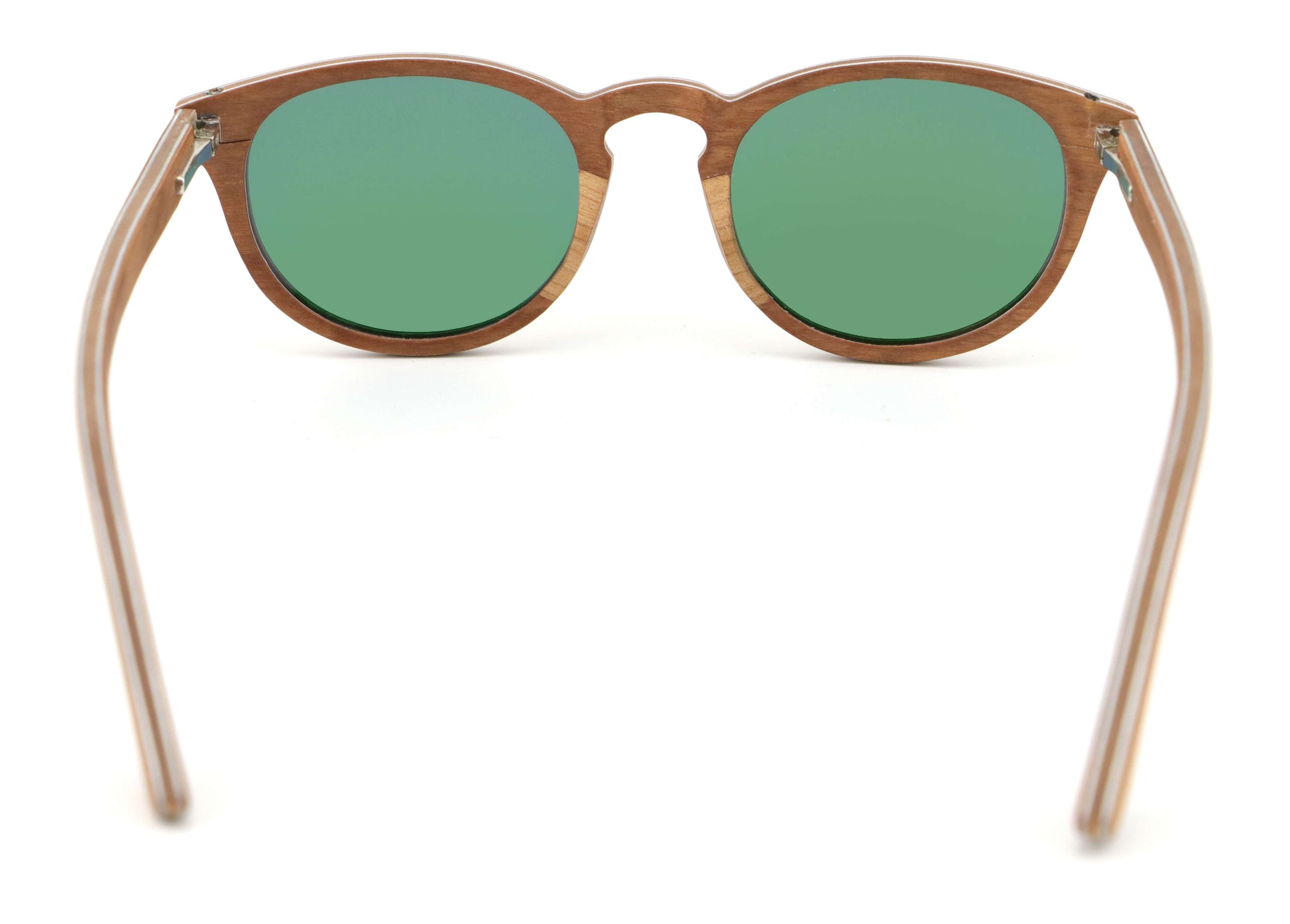 Fortuna Pink Coco Loco wooden eco sunglasses back