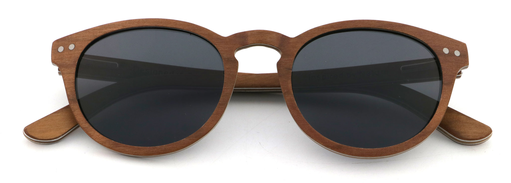 Coco Loco Fortuna Brown Sunglasses - Wooden Unisex Shades