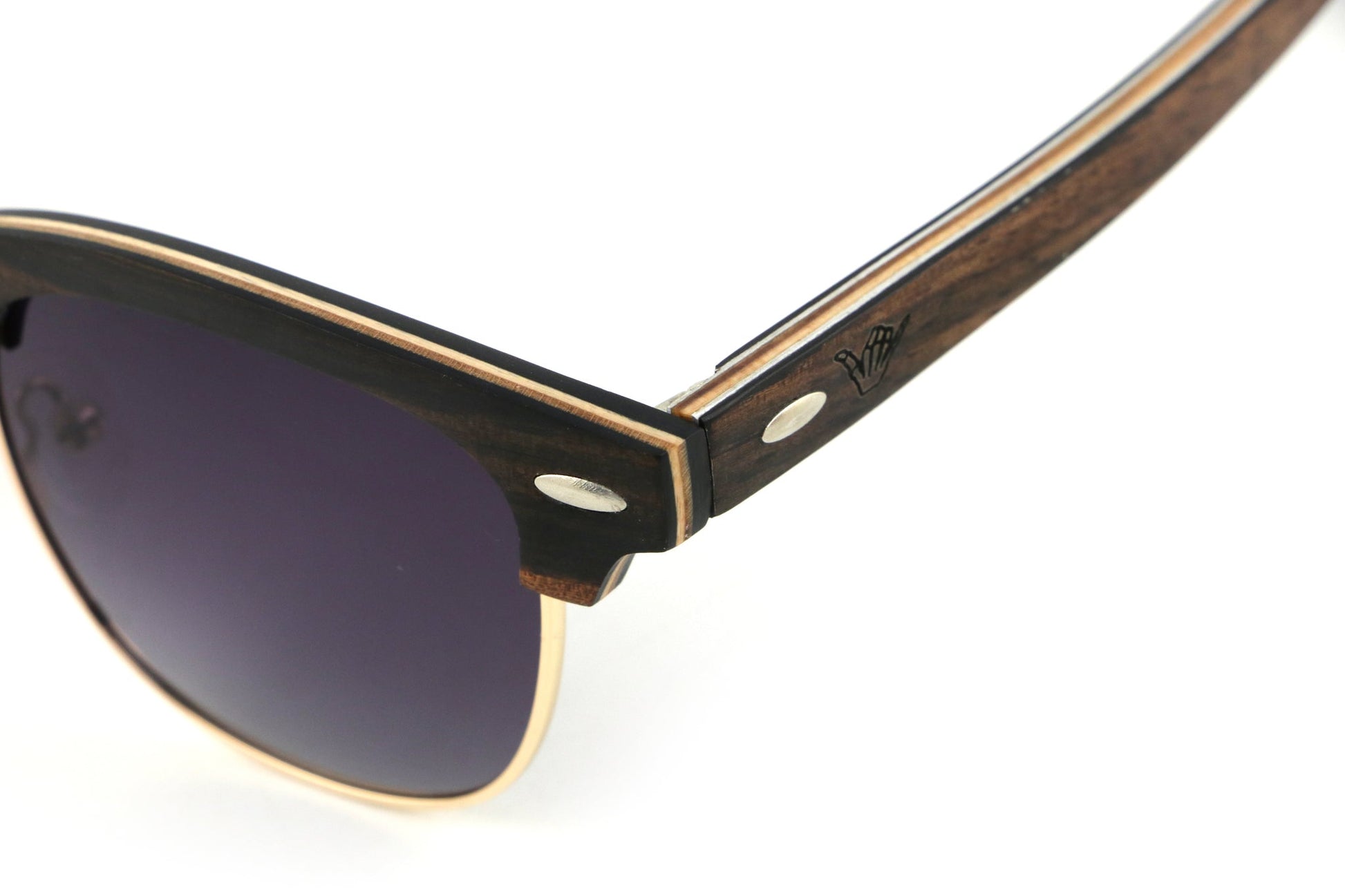 Tamarindo Coco Loco wooden eco sunglasses logo