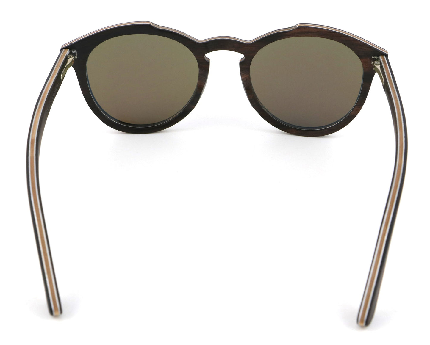 Santa Ana Blue Coco Loco wooden eco sunglasses back