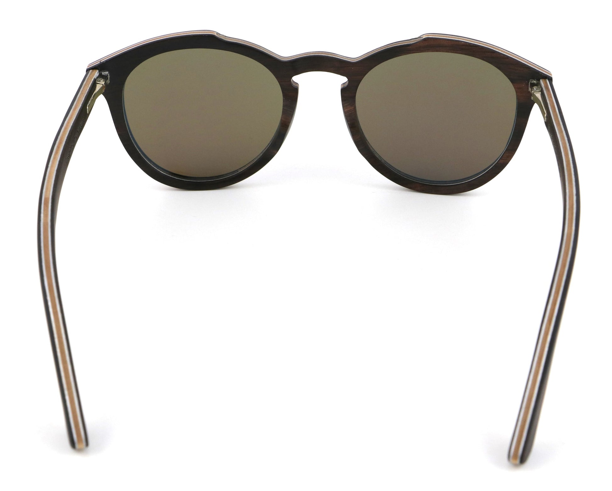 Santa Ana Blue Coco Loco wooden eco sunglasses back