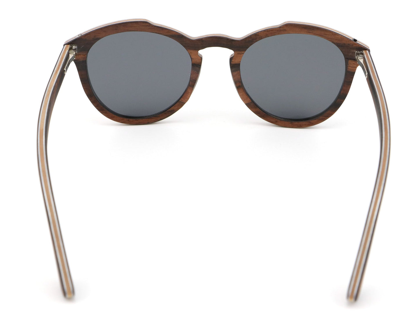 Santa Ana Gray Coco Loco wooden eco sunglasses back